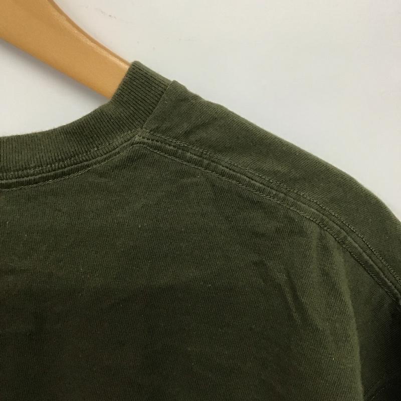アトモス atmos Tシャツ 半袖 半袖カットソー プリントTシャツ クルーネックカットソー XL ロゴ、文字 カーキ / カーキ /  メンズ USED 古着 中古 10141370