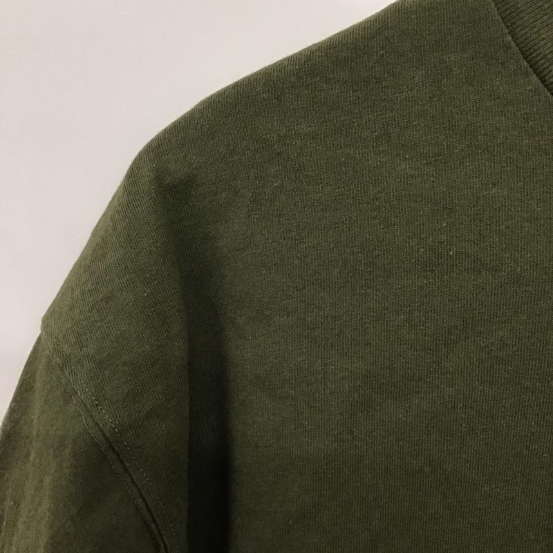 アトモス atmos Tシャツ 半袖 半袖カットソー プリントTシャツ クルーネックカットソー XL ロゴ、文字 カーキ / カーキ /  メンズ USED 古着 中古 10141370