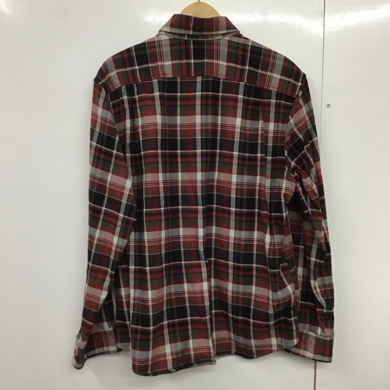 エディーバウアー Eddie Bauer シャツ、ブラウス 長袖 長袖シャツ チェックシャツ カラーシャツ ボタンダウンシャツ M チェック マルチカラー / マルチカラー /  メンズ USED 古着 中古 10141380