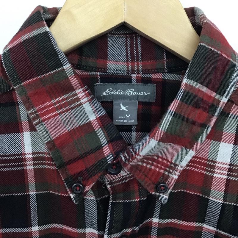 エディーバウアー Eddie Bauer シャツ、ブラウス 長袖 長袖シャツ チェックシャツ カラーシャツ ボタンダウンシャツ M チェック マルチカラー / マルチカラー /  メンズ USED 古着 中古 10141380