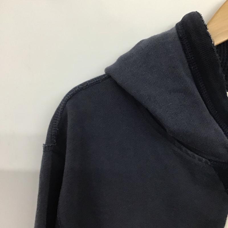 アバクロンビーアンドフィッチ ABERCROMBIE&FITCH パーカー 長袖 長袖パーカー プルオーバーパーカー スウェット XXL 無地 紺 / ネイビー /  メンズ USED 古着 中古 10141384