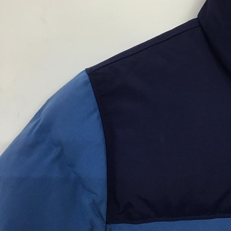 パタゴニア patagonia ジャケット、上着 ジャンパー、ブルゾン ジップアップジャケット ダウンジャケット アウター XS ロゴ、文字 青 / ブルー /  メンズ USED 古着 中古 10141394