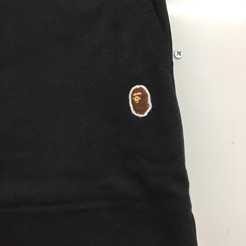 アベイシングエイプ A BATHING APE パンツ ショートパンツ ショートパンツ ハーフパンツ カジュアルパンツ XL 無地 黒 / ブラック /  メンズ USED 古着 中古 10141401