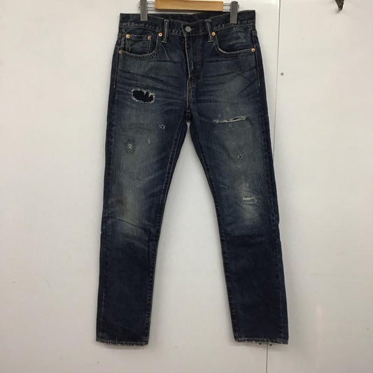 リーバイストラウスアンドコー Levi Strauss & co. パンツ デニム、ジーンズ デニムパンツ スリムパンツ カジュアルパンツ 30インチ ダメージ加工 インディゴ / インディゴ /  メンズ USED 古着 中古 10141407