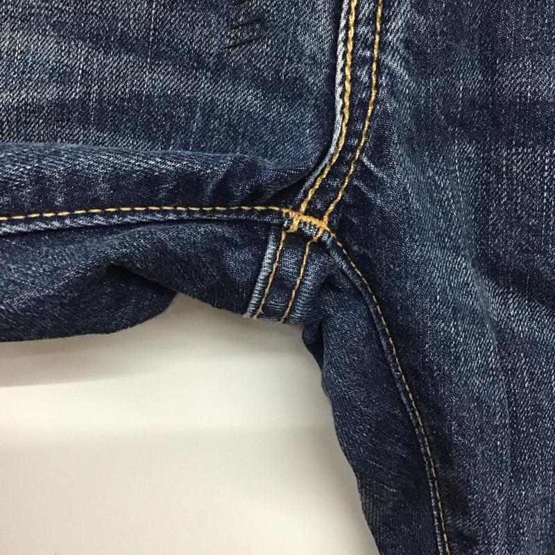 リーバイストラウスアンドコー Levi Strauss & co. パンツ デニム、ジーンズ デニムパンツ スリムパンツ カジュアルパンツ 30インチ ダメージ加工 インディゴ / インディゴ /  メンズ USED 古着 中古 10141407