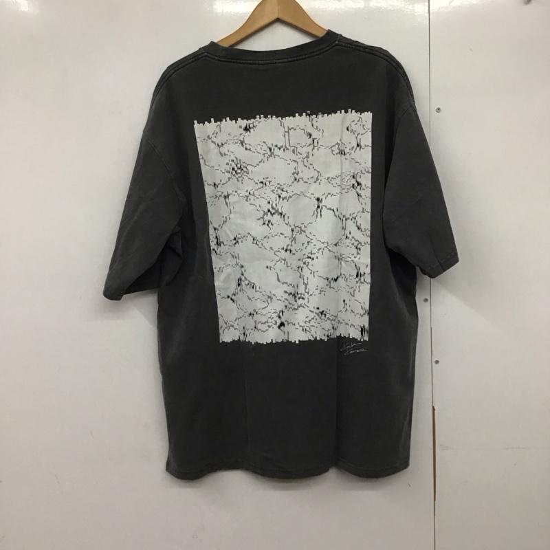 マナスタッシュ MANASTASH Tシャツ 半袖 半袖カットソー プリントTシャツ クルーネックカットソー kosukekawamura XL ロゴ、文字 黒 / ブラック /  メンズ USED 古着 中古 10141412