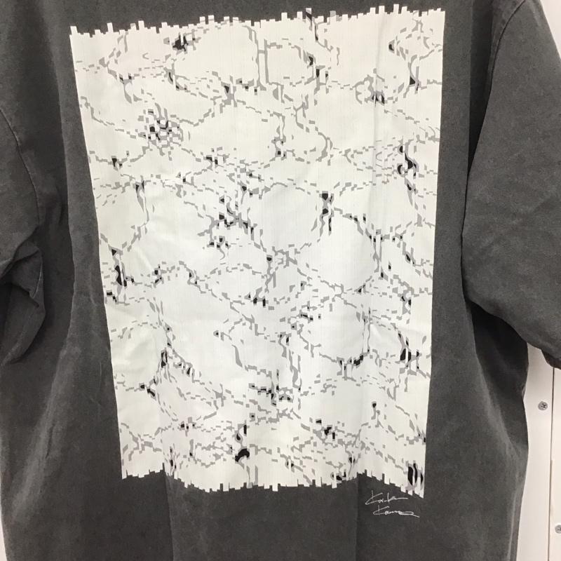 マナスタッシュ MANASTASH Tシャツ 半袖 半袖カットソー プリントTシャツ クルーネックカットソー kosukekawamura XL ロゴ、文字 黒 / ブラック /  メンズ USED 古着 中古 10141412