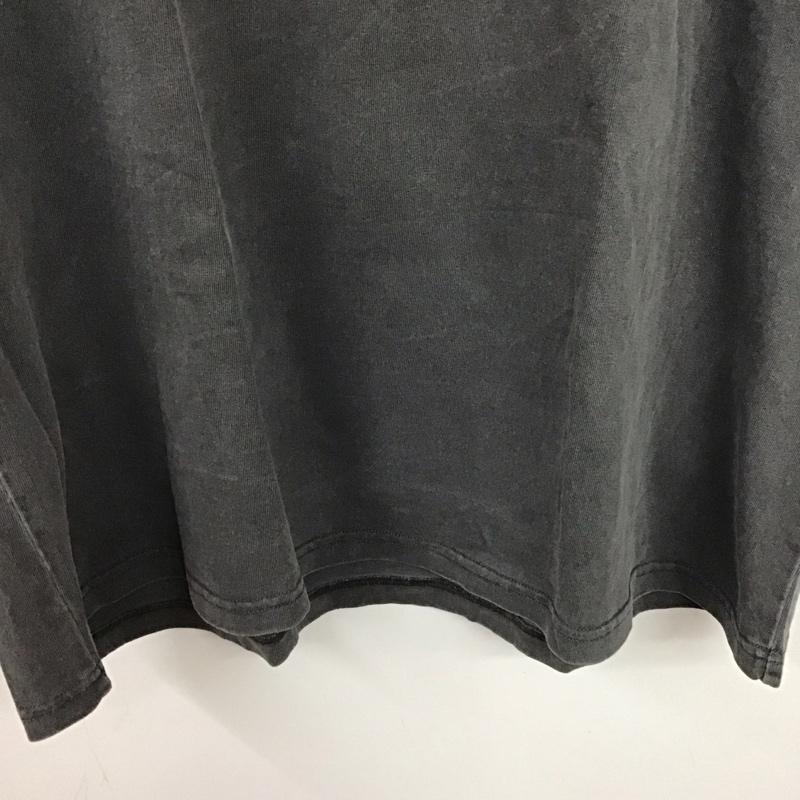マナスタッシュ MANASTASH Tシャツ 半袖 半袖カットソー プリントTシャツ クルーネックカットソー kosukekawamura XL ロゴ、文字 黒 / ブラック /  メンズ USED 古着 中古 10141412