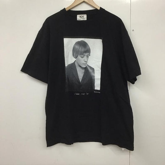ジャーナルスタンダード JOURNAL STANDARD Tシャツ 半袖 半袖カットソー プリントTシャツ クルーネックカットソー kevinhatt XL プリント 黒 / ブラック /  メンズ USED 古着 中古 10141415