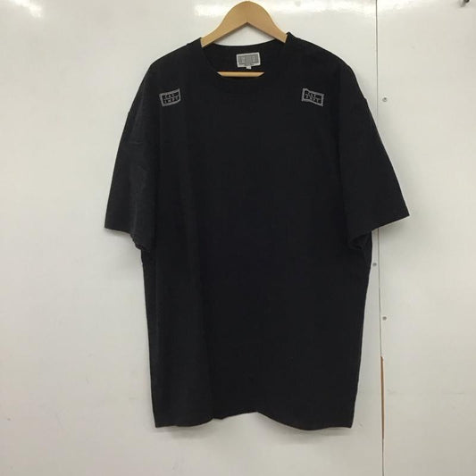 シーイー C E Tシャツ 半袖 半袖カットソー プリントTシャツ クルーネックカットソー XXL ロゴ、文字 黒 / ブラック /  メンズ USED 古着 中古 10141417