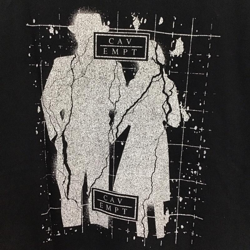 シーイー C E Tシャツ 半袖 半袖カットソー プリントTシャツ クルーネックカットソー XXL ロゴ、文字 黒 / ブラック /  メンズ USED 古着 中古 10141417