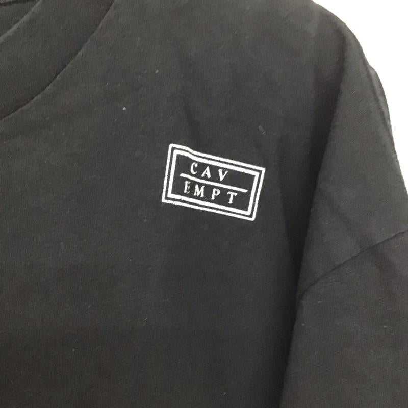 シーイー C E Tシャツ 半袖 半袖カットソー プリントTシャツ クルーネックカットソー XXL ロゴ、文字 黒 / ブラック /  メンズ USED 古着 中古 10141417