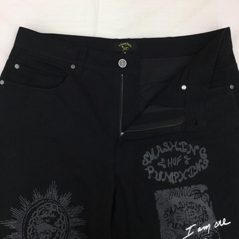 ハフ HUF パンツ ワークパンツ、ペインターパンツ PT00324 32インチ プリント 黒 / ブラック /  メンズ USED 古着 中古 10141435