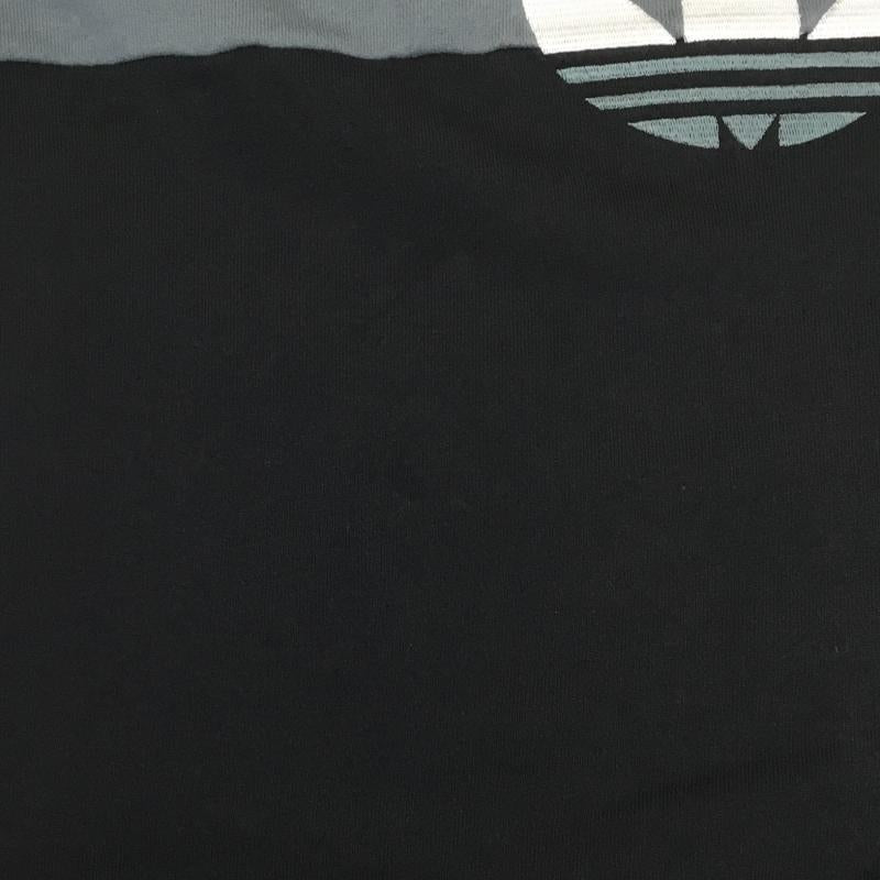 アディダス adidas トレーナー 長袖 GN3439 L ロゴ、文字 青 / ブルー / X 黒 / ブラック / X 灰 / グレー /  メンズ USED 古着 中古 10141445