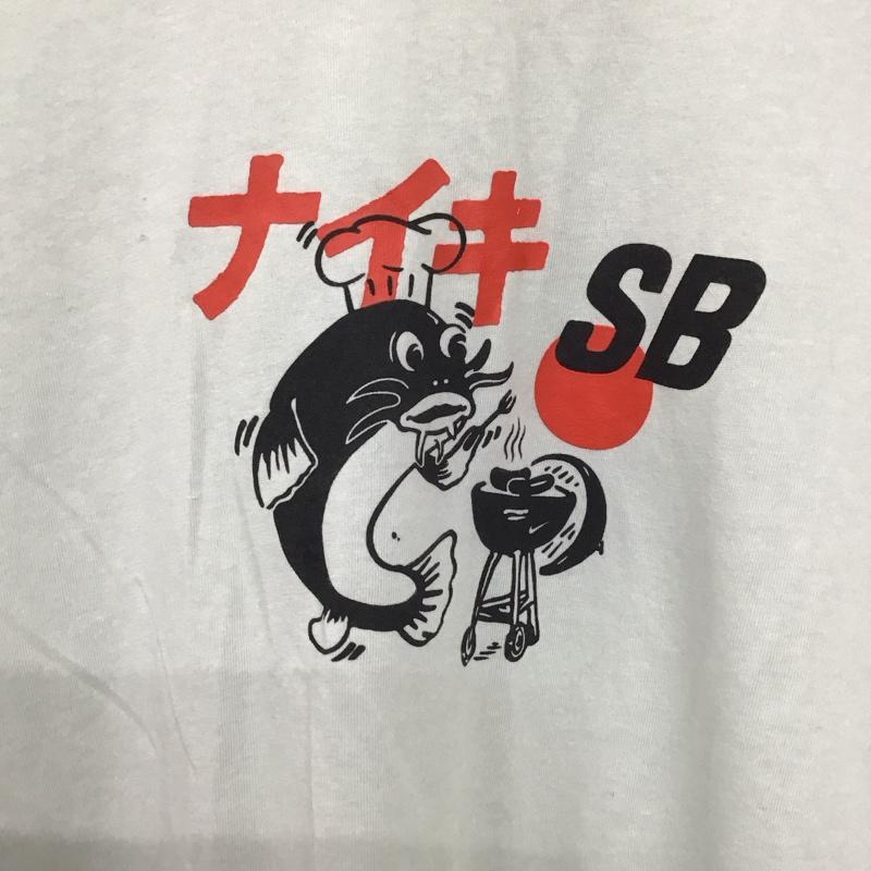 ナイキ NIKE Tシャツ 半袖 912185-006 半袖カットソー プリントTシャツ M プリント 水色 / ライトブルー /  メンズ USED 古着 中古 10141459