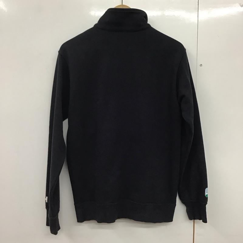 ヘリーハンセン HELLY HANSEN トレーナー 長袖 ジップアップスウェット スタンドネック アウター M ロゴ、文字 紺 / ネイビー /  メンズ USED 古着 中古 10141462