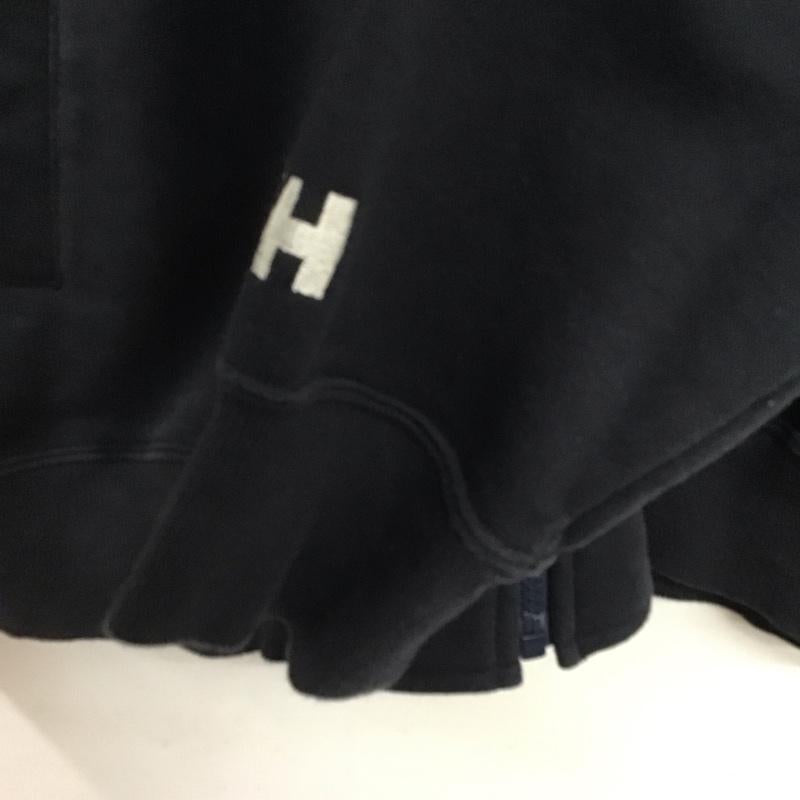 ヘリーハンセン HELLY HANSEN トレーナー 長袖 ジップアップスウェット スタンドネック アウター M ロゴ、文字 紺 / ネイビー /  メンズ USED 古着 中古 10141462