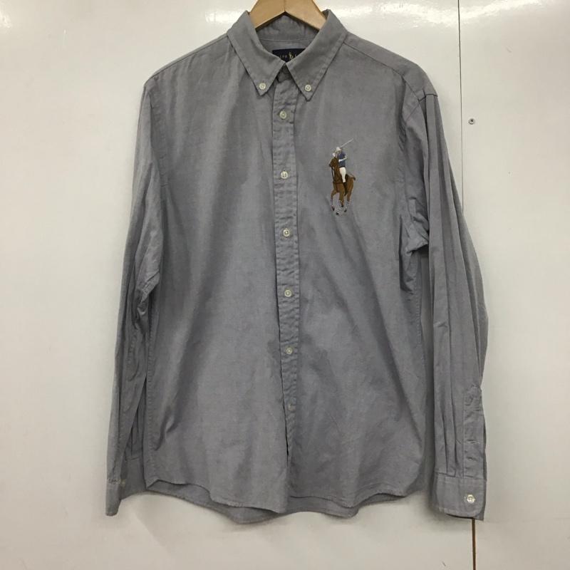 ラルフローレン RALPHLAUREN シャツ、ブラウス 長袖 長袖シャツ 無地シャツ カラーシャツ XL ロゴ、文字 マルチカラー / マルチカラー /  メンズ USED 古着 中古 10141467