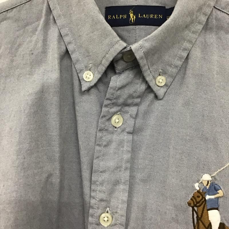 ラルフローレン RALPHLAUREN シャツ、ブラウス 長袖 長袖シャツ 無地シャツ カラーシャツ XL ロゴ、文字 マルチカラー / マルチカラー /  メンズ USED 古着 中古 10141467