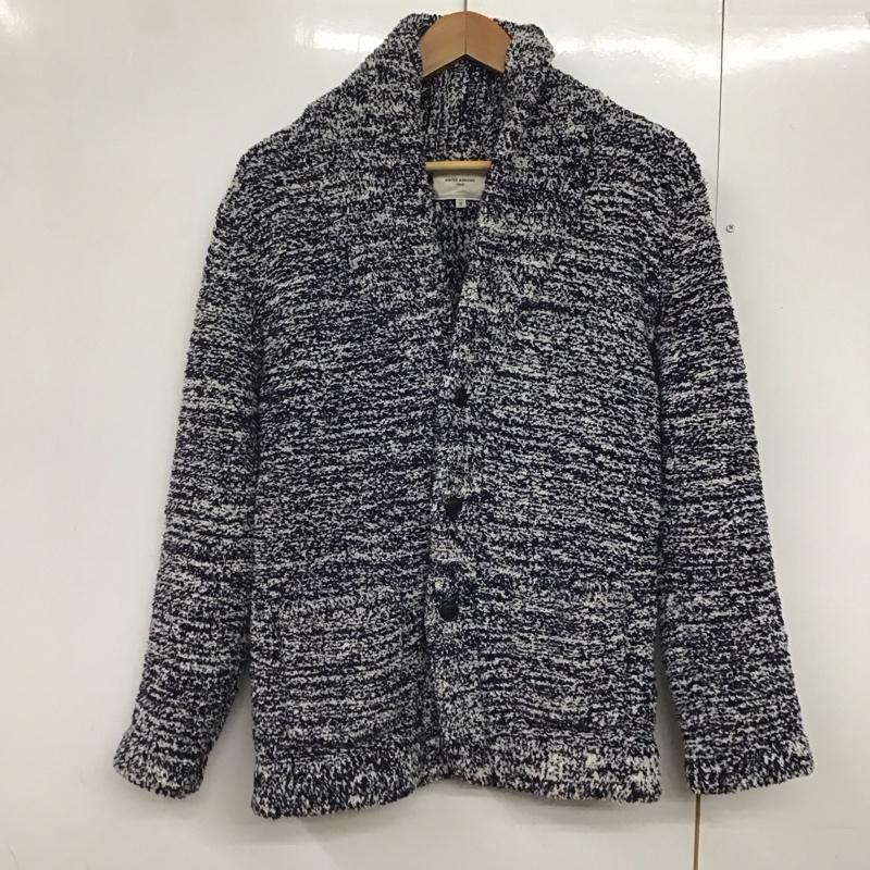 ユナイテッドアローズ UNITED ARROWS カーディガン 長袖 長袖ニットカーディガン 前ボタン ノーカラー M 無地 マルチカラー / マルチカラー /  メンズ USED 古着 中古 10141476