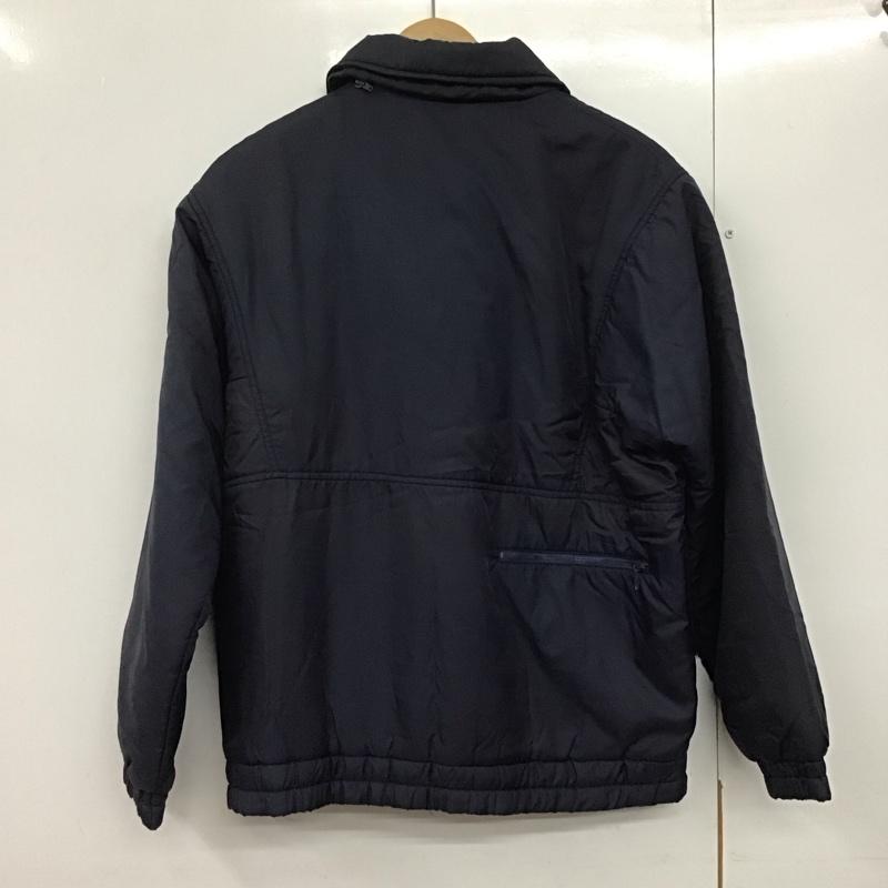 アディダス adidas ジャケット、上着 ジャケット、ブレザー ダウンジャケット アウター ジップアップジャケット 80s 90s club ロゴ、文字 紺 / ネイビー /  メンズ USED 古着 中古 10141477