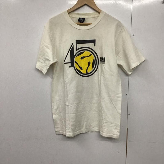 ステューシー STUSSY Tシャツ 半袖 半袖カットソー プリントTシャツ クルーネックカットソー L プリント 白 / ホワイト /  メンズ USED 古着 中古 10141500