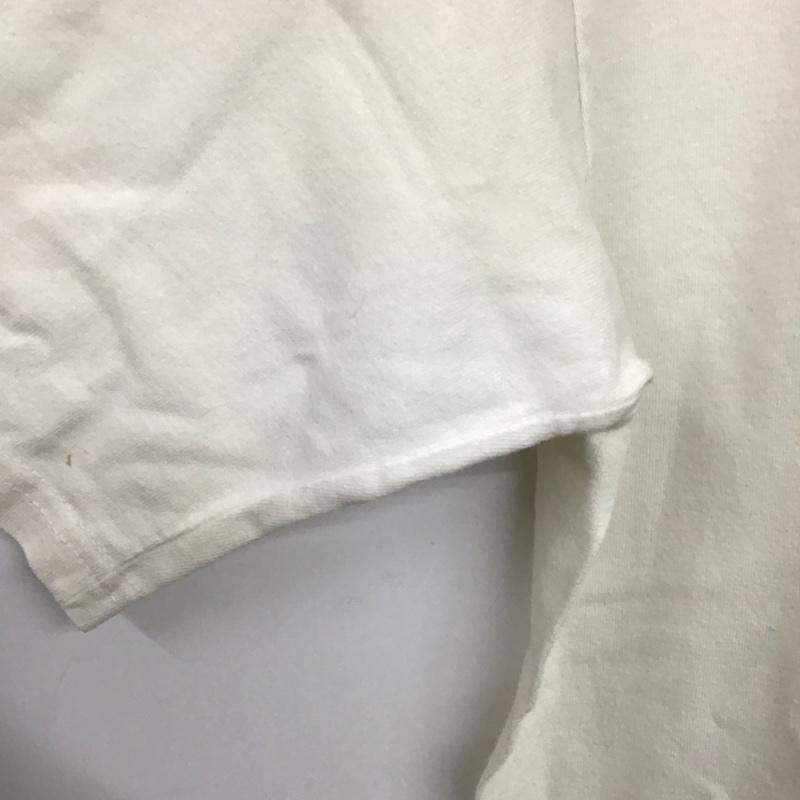 ステューシー STUSSY Tシャツ 半袖 半袖カットソー プリントTシャツ クルーネックカットソー L プリント 白 / ホワイト /  メンズ USED 古着 中古 10141500