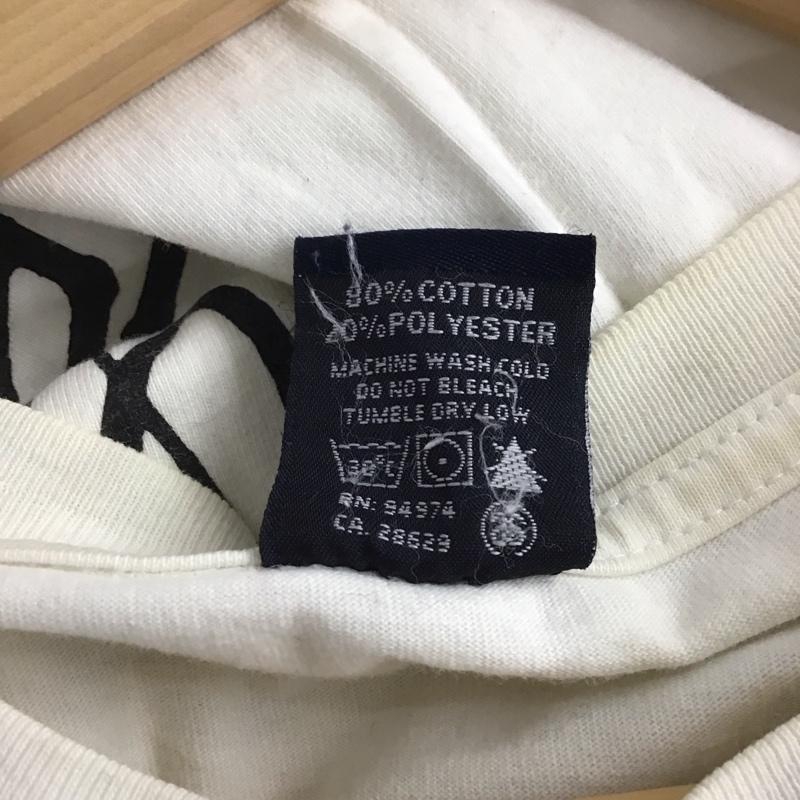 ステューシー STUSSY Tシャツ 半袖 半袖カットソー プリントTシャツ クルーネックカットソー L プリント 白 / ホワイト /  メンズ USED 古着 中古 10141500