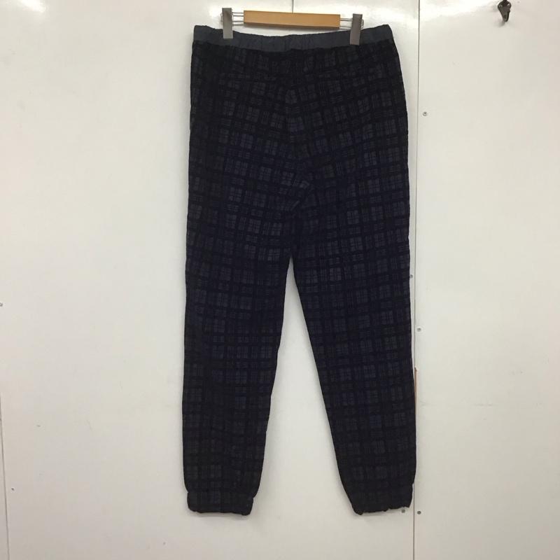 マックスマーラ MaxMara パンツ ワークパンツ、ペインターパンツ ワイドパンツ カジュアルパンツ スラックス ストレッチ L 総柄 紺 / ネイビー /  メンズ USED 古着 中古 10141521