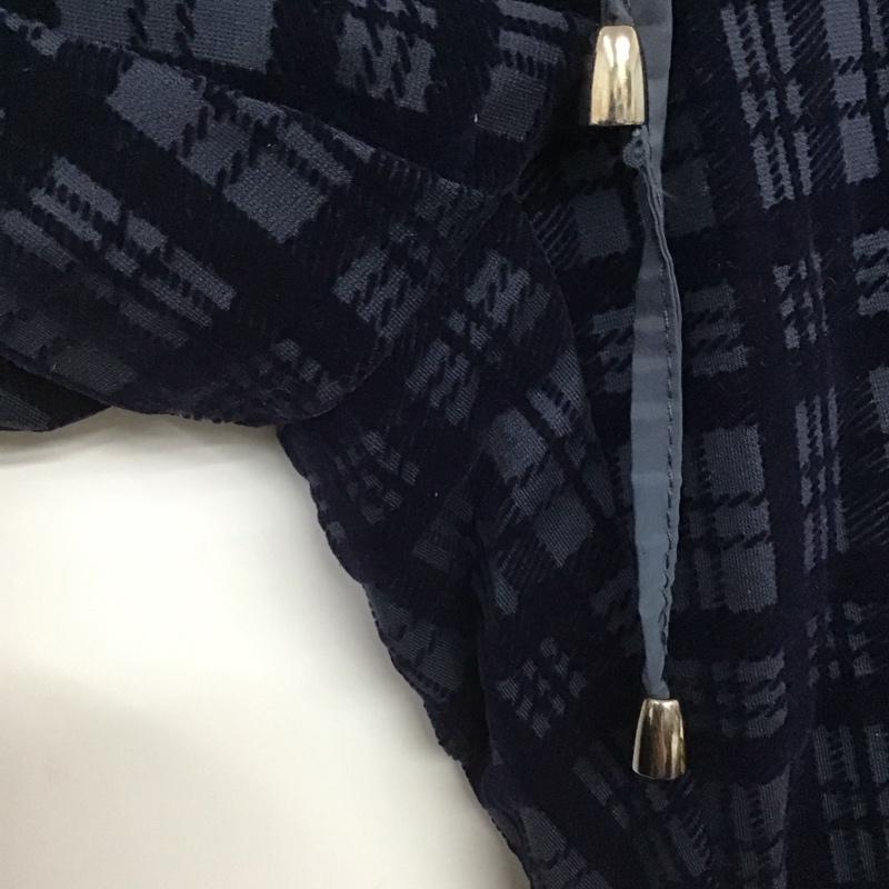 マックスマーラ MaxMara パンツ ワークパンツ、ペインターパンツ ワイドパンツ カジュアルパンツ スラックス ストレッチ L 総柄 紺 / ネイビー /  メンズ USED 古着 中古 10141521