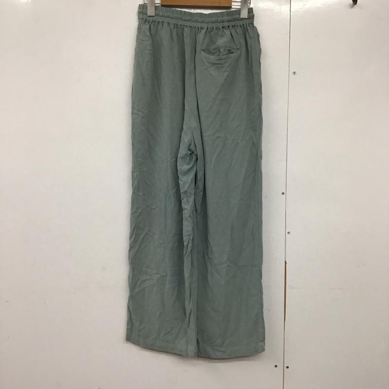 フリークスストア FREAK S STORE パンツ スラックス 1142248903637 リネンレーヨンイージーパンツ/コットンイージーパンツ FREE 無地 薄緑 / ライトグリーン /  レディース USED 古着 中古 10141572