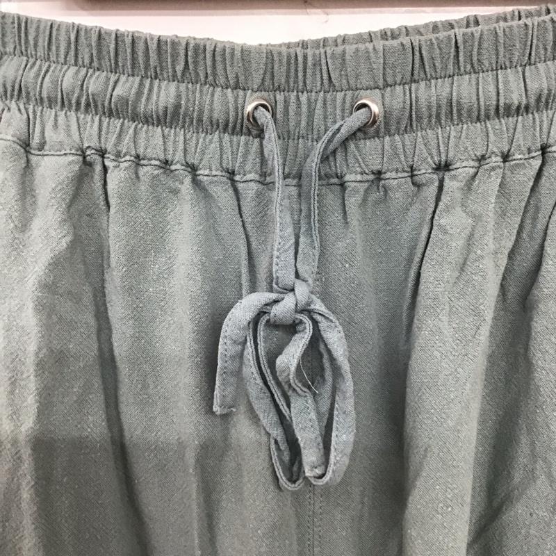 フリークスストア FREAK S STORE パンツ スラックス 1142248903637 リネンレーヨンイージーパンツ/コットンイージーパンツ FREE 無地 薄緑 / ライトグリーン /  レディース USED 古着 中古 10141572