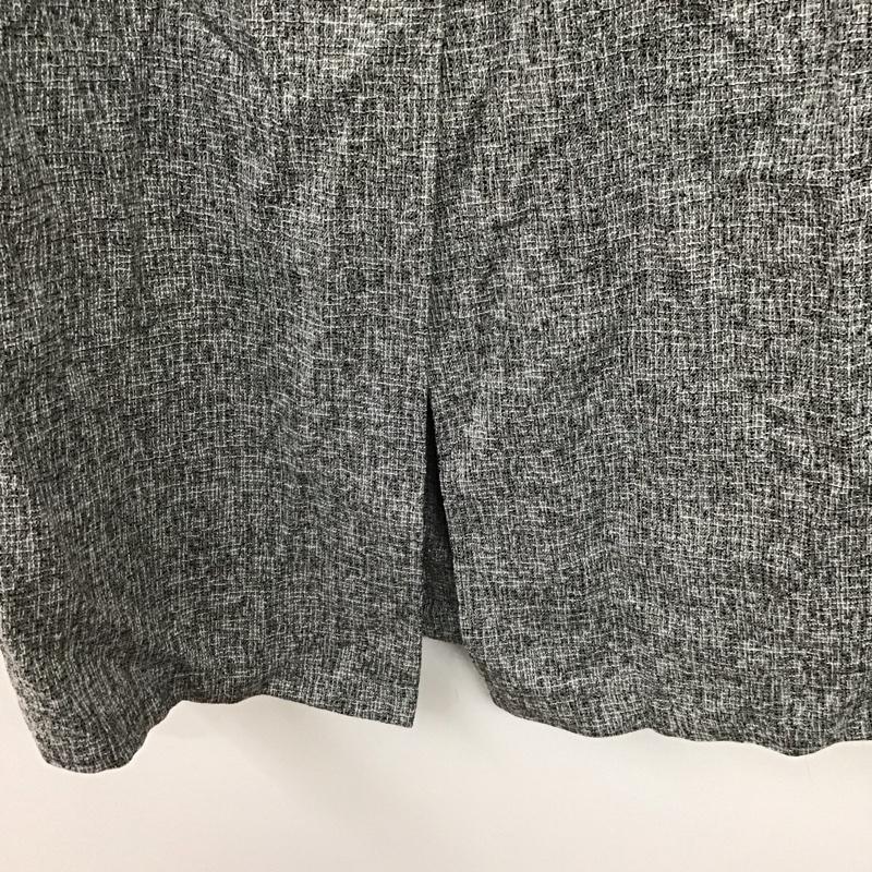 センスオブプレイスバイアーバンリサーチ SENSE OF PLACE by URBAN RESEARCH スカート ロングスカート AA47-25S125 フロントジップアイラインスカート M 無地 灰 / グレー /  レディース USED 古着 中古 10141574