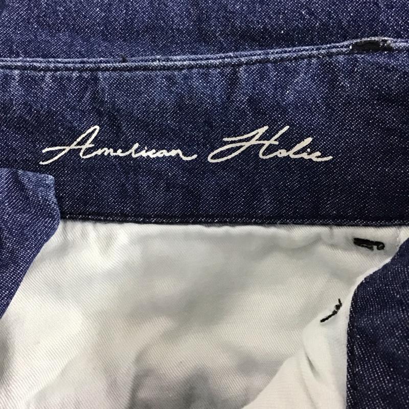アメリカンホリック AMERICAN HOLIC パンツ デニム、ジーンズ L 無地 青 / ブルー /  レディース USED 古着 中古 10141612