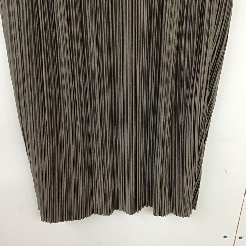 ミスティウーマン mysty woman スカート ロングスカート FREE 無地 茶 / ブラウン /  レディース USED 古着 中古 10141617
