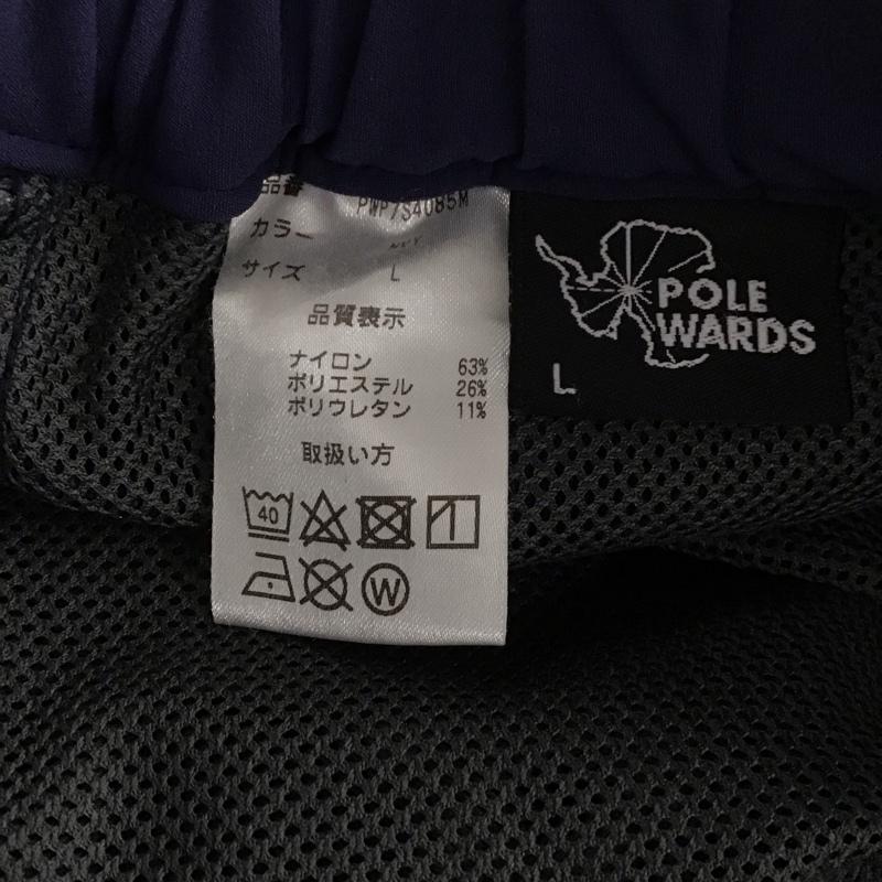 ポールワーズ POLEWARDS パンツ ワークパンツ、ペインターパンツ ワークパンツ ワイドパンツ カジュアルパンツ ストレッチパンツ L 無地 紺 / ネイビー /  メンズ USED 古着 中古 10141618
