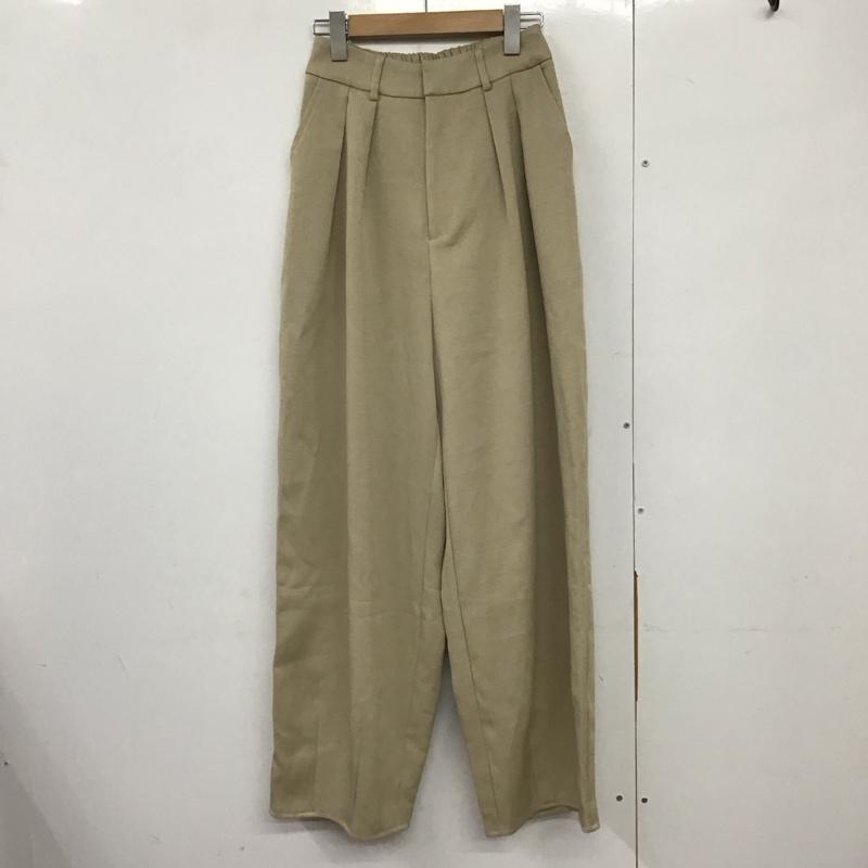 フェピュール feepur パンツ スラックス M 無地 ベージュ / ベージュ /  レディース USED 古着 中古 10141629