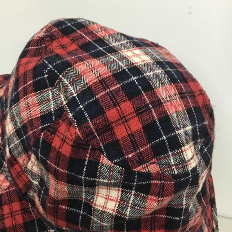 コロンビア Columbia 帽子 ハット 210PU1248 ロゴ チェック 赤 / レッド / X 白 / ホワイト / X 紺 / ネイビー /  メンズ USED 古着 中古 10141643