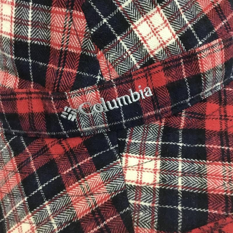 コロンビア Columbia 帽子 ハット 210PU1248 ロゴ チェック 赤 / レッド / X 白 / ホワイト / X 紺 / ネイビー /  メンズ USED 古着 中古 10141643