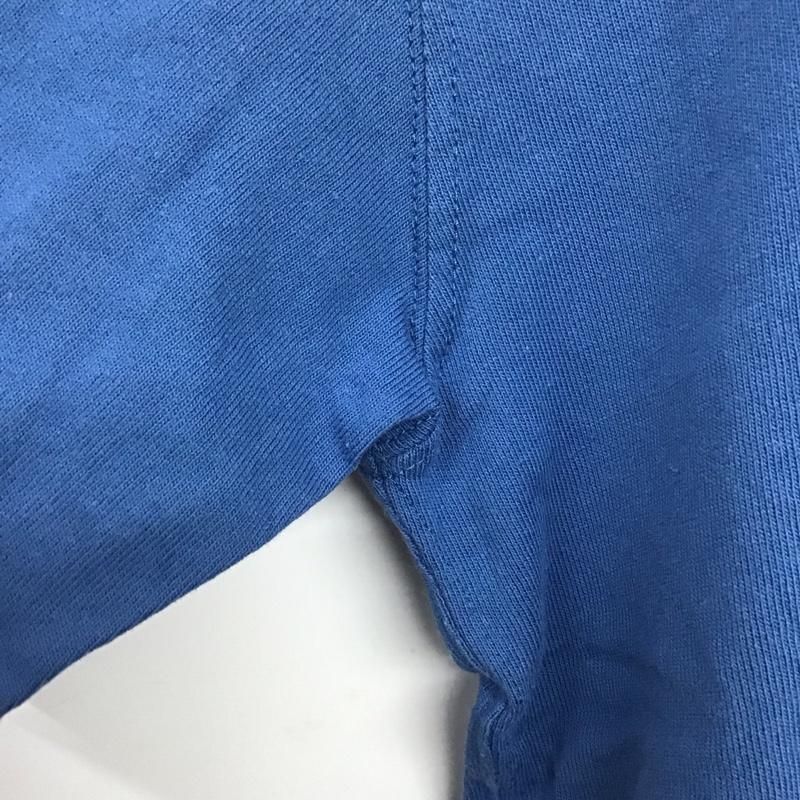 ダントン Danton Tシャツ 半袖 半袖カットソー プリントTシャツ クルーネックカットソー vetements de travail 40 ロゴ、文字 青 / ブルー /  メンズ USED 古着 中古 10141676