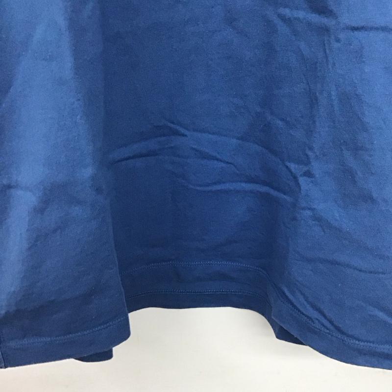 ダントン Danton Tシャツ 半袖 半袖カットソー プリントTシャツ クルーネックカットソー vetements de travail 40 ロゴ、文字 青 / ブルー /  メンズ USED 古着 中古 10141676
