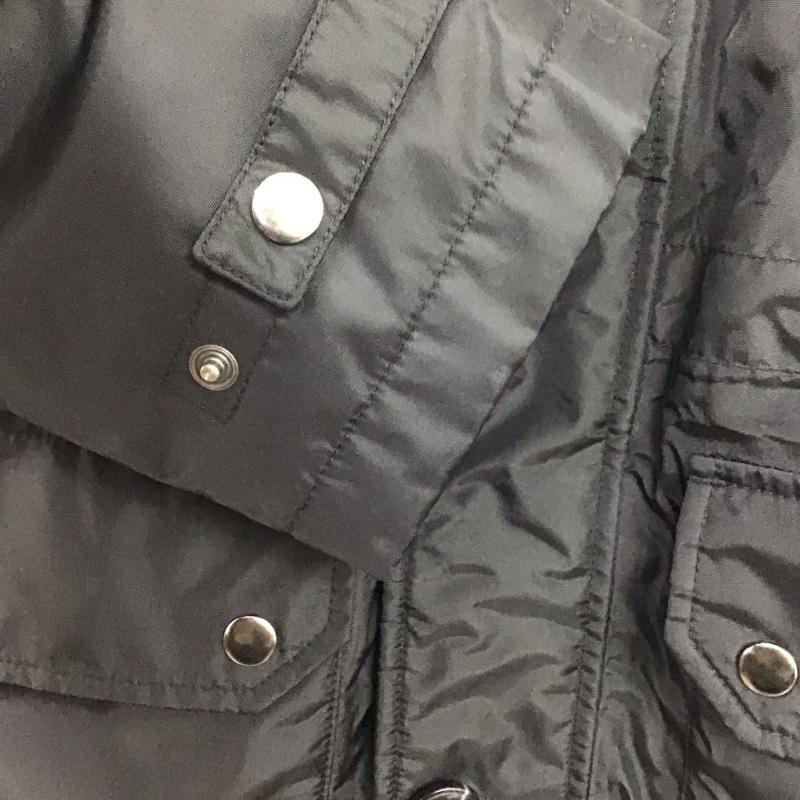ランズエンド LANDS END ジャケット、上着 ジャンパー、ブルゾン ジップアップジャケット ナイロンジャケット アウター M 無地 黒 / ブラック /  メンズ USED 古着 中古 10141711