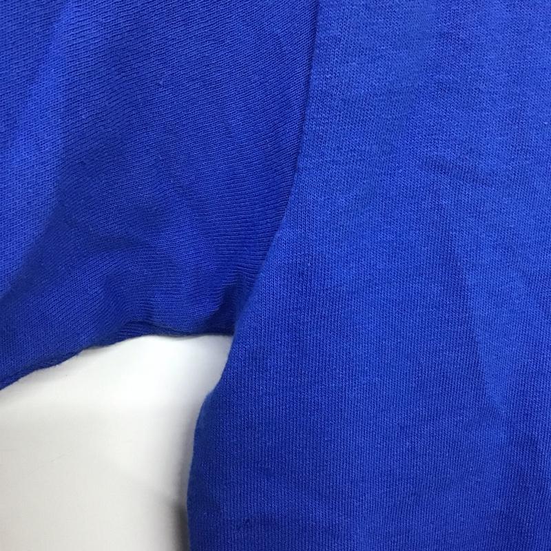 ポークチョップガレージサプライ PORKCHOP GARAGE SUPPLY Tシャツ 半袖 半袖カットソー プリントTシャツ クルーネックカットソー M ロゴ、文字 青 / ブルー /  メンズ USED 古着 中古 10141720