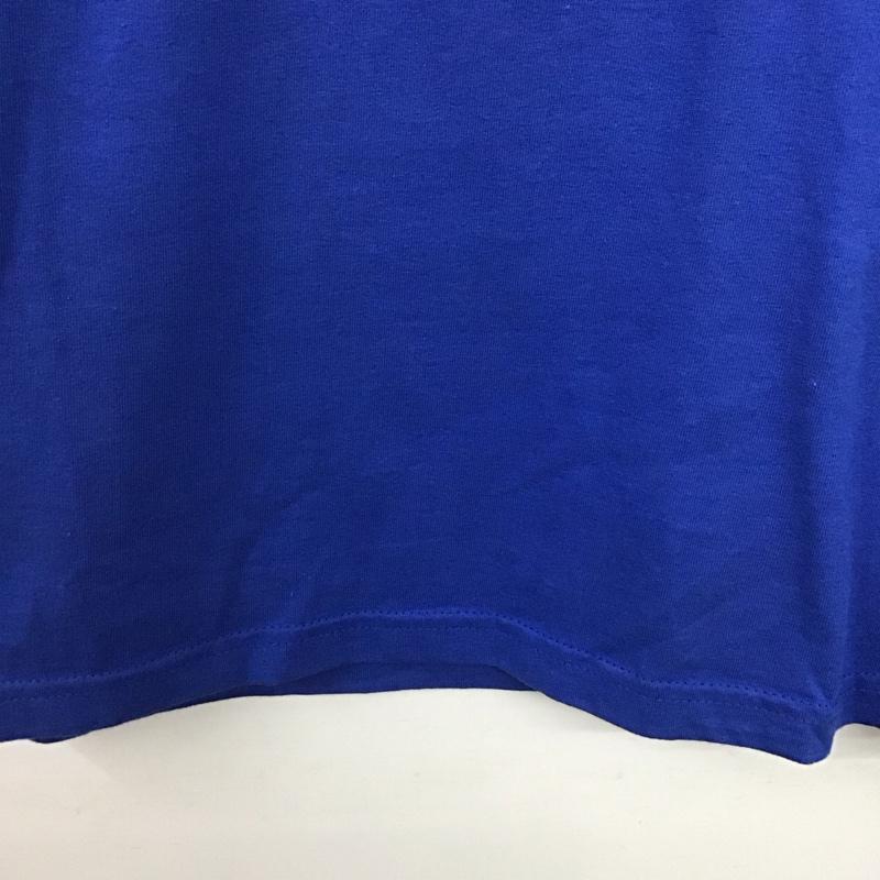 ポークチョップガレージサプライ PORKCHOP GARAGE SUPPLY Tシャツ 半袖 半袖カットソー プリントTシャツ クルーネックカットソー M ロゴ、文字 青 / ブルー /  メンズ USED 古着 中古 10141720