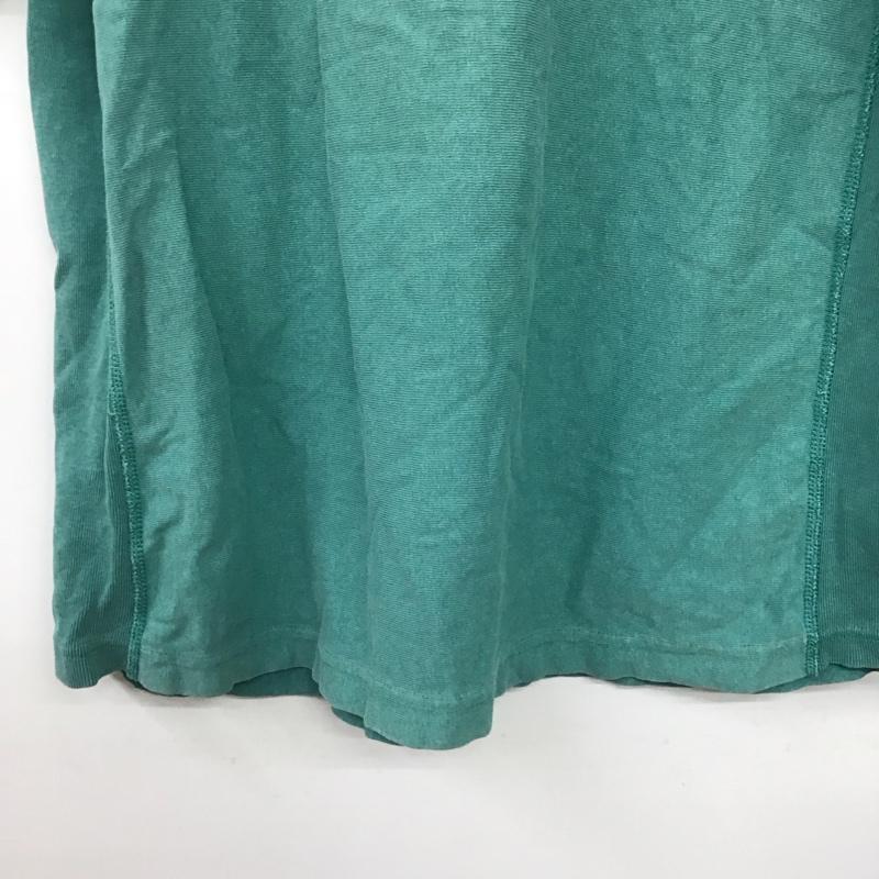 チャンピオン Champion Tシャツ 半袖 c3-q305 半袖カットソー プリントTシャツ クルーネックカットソー M ロゴ、文字 緑 / グリーン /  メンズ USED 古着 中古 10141725
