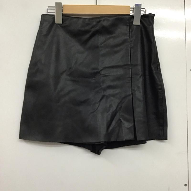 ザラ ZARA パンツ ショートパンツ S 無地 黒 / ブラック /  レディース USED 古着 中古 10141734