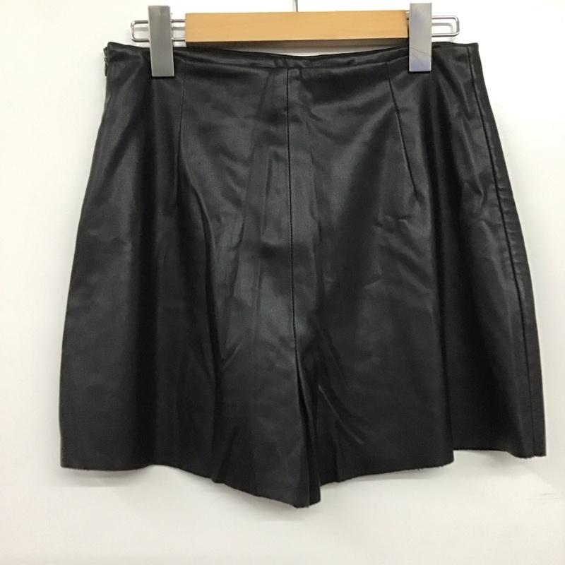 ザラ ZARA パンツ ショートパンツ S 無地 黒 / ブラック /  レディース USED 古着 中古 10141734