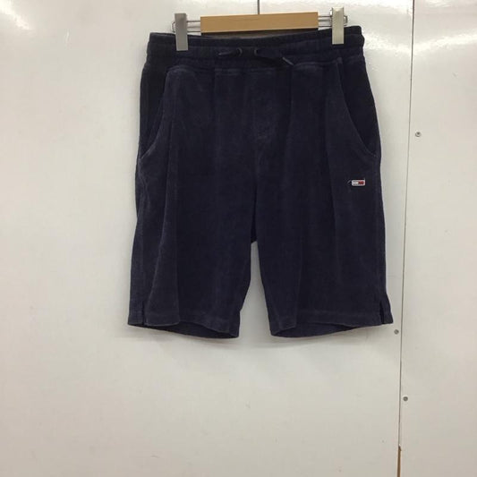 トミー ジーンズ TOMMY JEANS パンツ ショートパンツ ショートパンツ ハーフパンツ カジュアルパンツ S ロゴ、文字 紺 / ネイビー /  メンズ USED 古着 中古 10141760