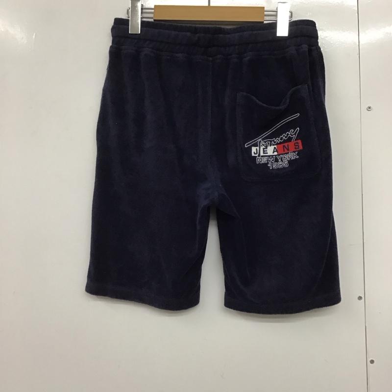 トミー ジーンズ TOMMY JEANS パンツ ショートパンツ ショートパンツ ハーフパンツ カジュアルパンツ S ロゴ、文字 紺 / ネイビー /  メンズ USED 古着 中古 10141760
