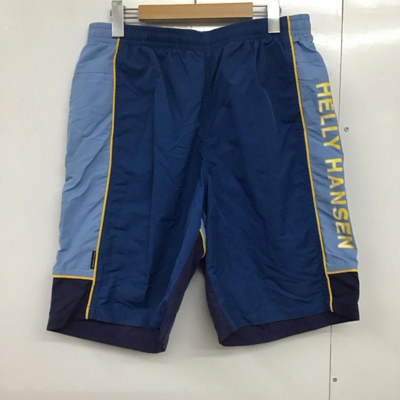 ヘリーハンセン HELLY HANSEN パンツ ショートパンツ ショートパンツ ハーフパンツ カジュアルパンツ L ロゴ、文字 青 / ブルー /  メンズ USED 古着 中古 10141782